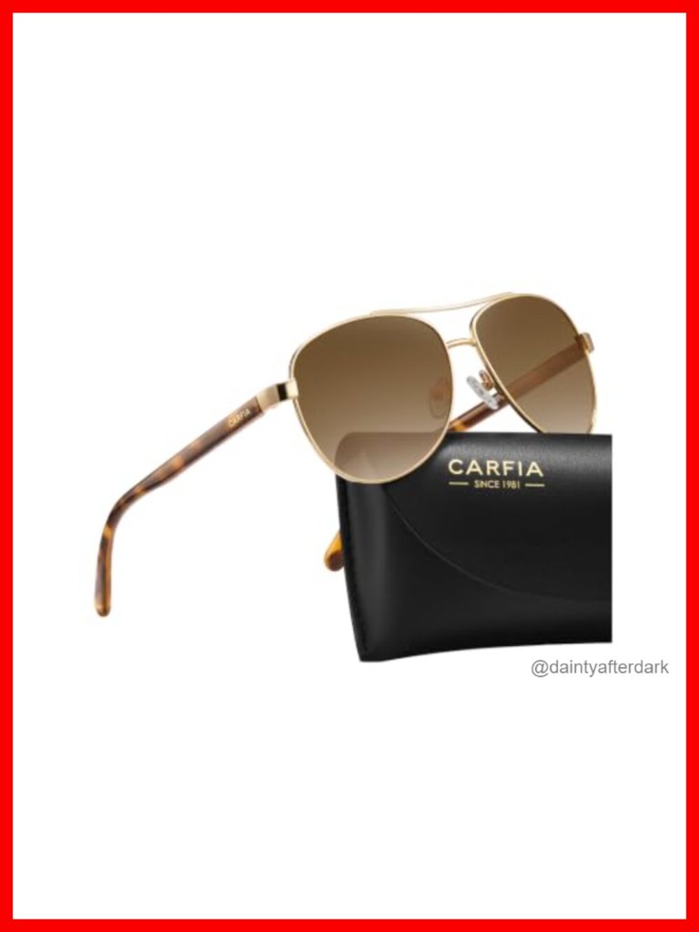 Polarized Aviator Sunglasses UV400 Full Frame for Driving & Beach